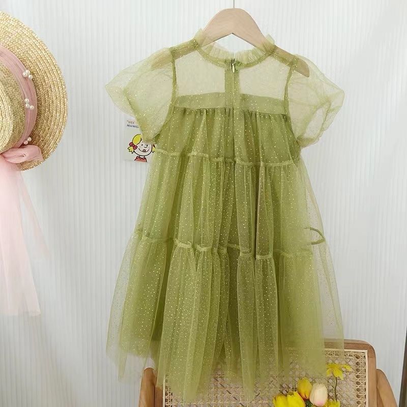 Korean Girl Dress 2022 Spring Summer Kids Dresses f..